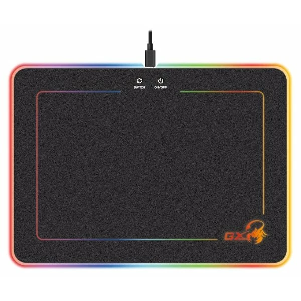 משטח לעכבר Genius GX-PAD 600H RGB Hard GAMING PAD 350X250CM | PC SQUAD