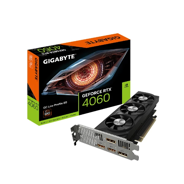 כרטיס מסך Gigabyte RTX 4060 OC 8GB Low Profile | PC SQUAD