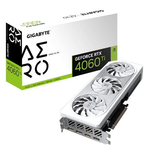 כרטיס מסך Gigabyte RTX 4060 Ti AERO OC 8GB | PC SQUAD