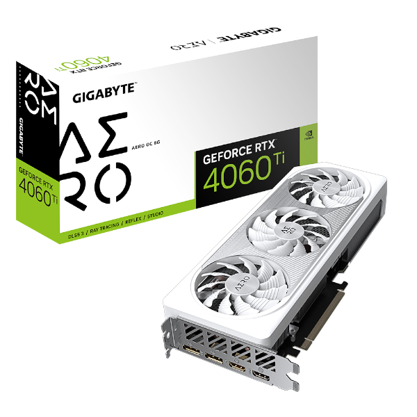 כרטיס מסך Gigabyte RTX 4060 Ti AERO OC 8GB | PC SQUAD