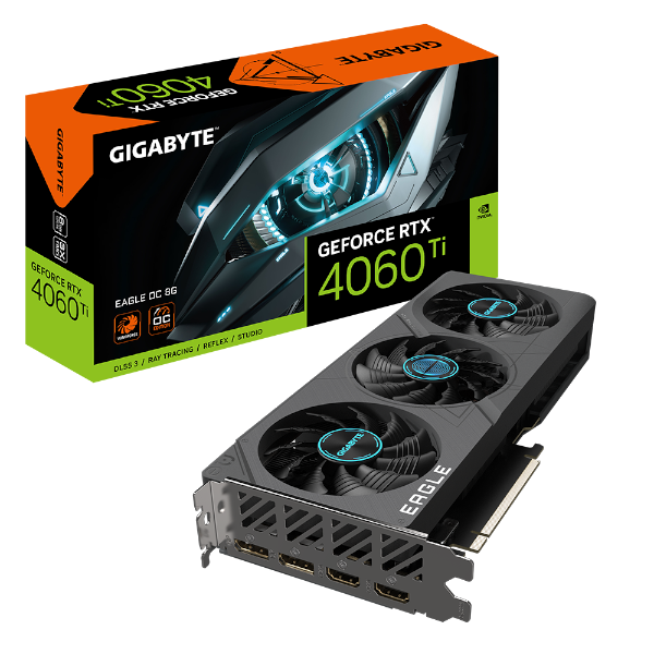 כרטיס מסך Gigabyte RTX 4060 Ti EAGLE OC 8GB 1XHDMI 3XDP | PC SQUAD