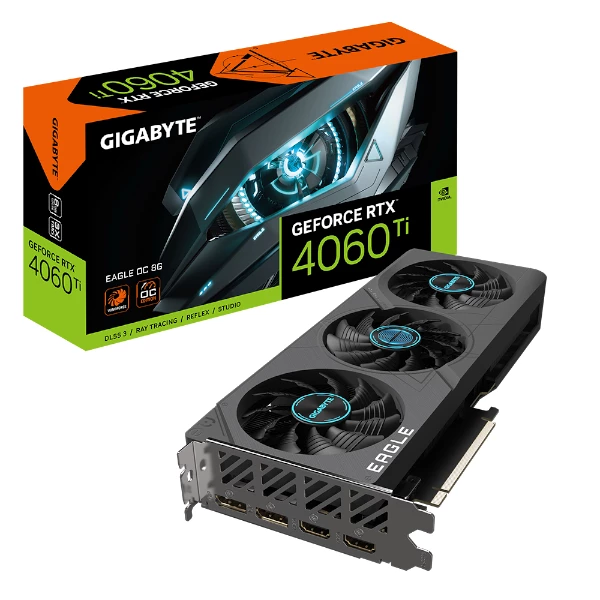 כרטיס מסך Gigabyte RTX 4060 Ti EAGLE OC 8GB 1XHDMI 3XDP | PC SQUAD
