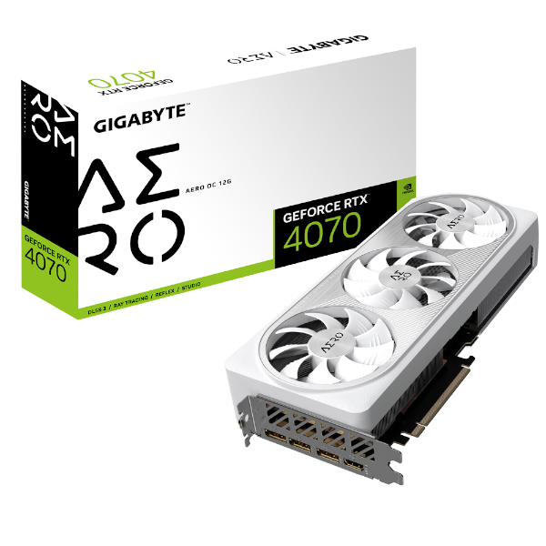 כרטיס מסך Gigabyte 4070 AERO OC V2 12GB 192Bit GDDR6X | PC SQUAD