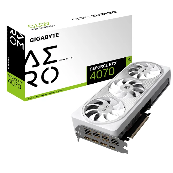 כרטיס מסך Gigabyte 4070 AERO OC V2 12GB 192Bit GDDR6X | PC SQUAD
