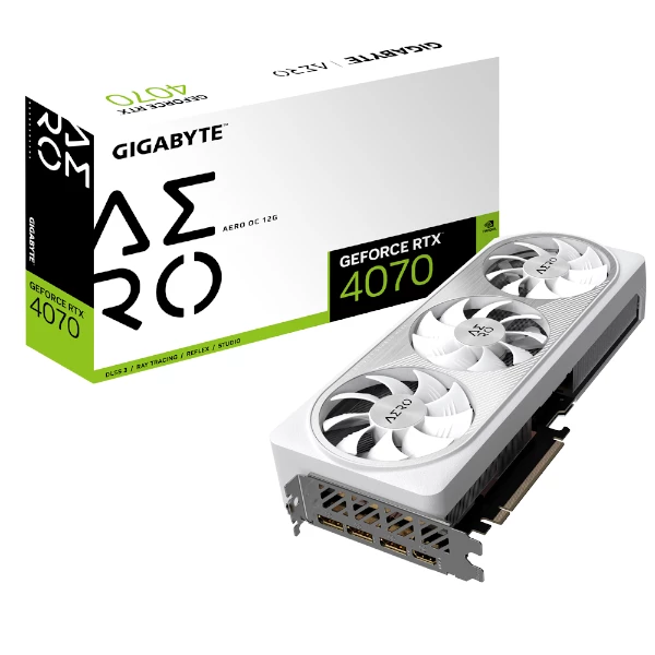 כרטיס מסך Gigabyte 4070 AERO OC V2 12GB 192Bit GDDR6X | PC SQUAD