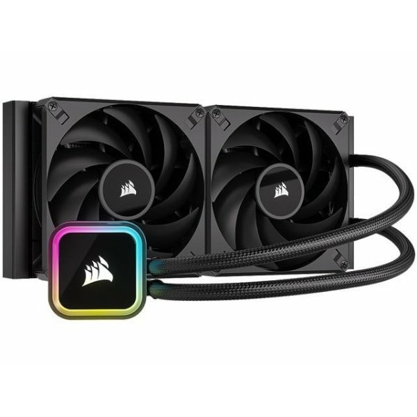 קירור נוזלי כפול Corsair ICUE H115i RGB ELITE AMD/INTEL 280mm | PC SQUAD