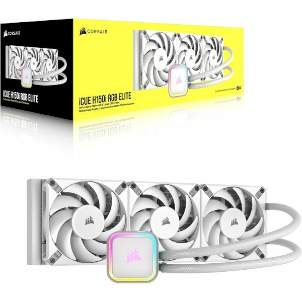 קירור נוזלי משולש Corsair iCUE H150i RGB ELITE | PC SQUAD