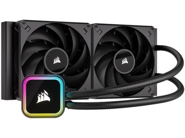 קירור נוזלי כפול Corsair ICUE H115i RGB ELITE AMD/INTEL 280mm | PC SQUAD
