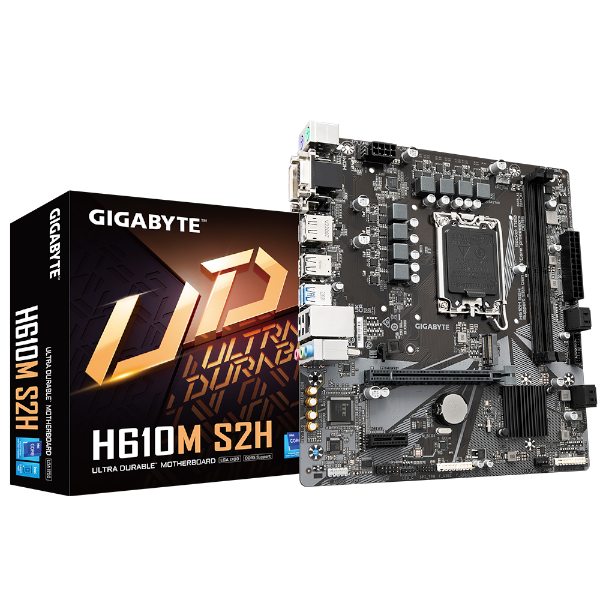 לוח למעבדי אינטל Gigabyte H610M S2H V2 Micro-ATX DDR5 | PC SQUAD