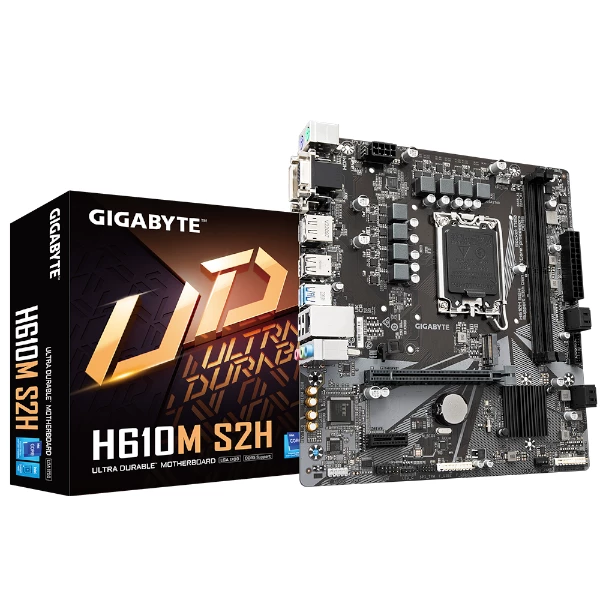לוח למעבדי אינטל Gigabyte H610M S2H V2 Micro-ATX DDR5 | PC SQUAD