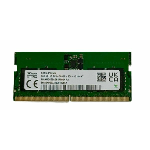 SK-Hynix 8GB DDR5 5600MHz SODIMM PC5-5600B-SC0 1Rx16 1.1V SO-DIMM | PC SQUAD