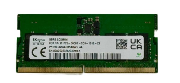 SK-Hynix 8GB DDR5 5600MHz SODIMM PC5-5600B-SC0 1Rx16 1.1V SO-DIMM | PC SQUAD