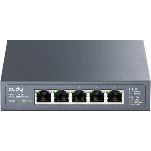 מתג Cudy 5 Port 2.5GB Unmanged Switch | PC SQUAD