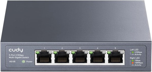 מתג Cudy 5 Port 2.5GB Unmanged Switch | PC SQUAD