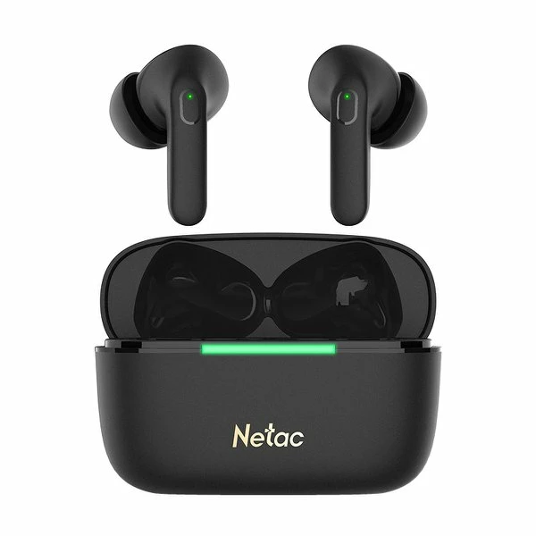 אוזניות NETAC LK65 Bluetooth 5.3 Up to 5.5Hrs Play Black Stereo | PC SQUAD