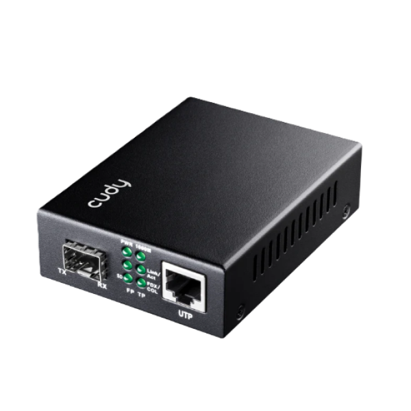 ממיר חיבור רשת אופטי CUDY Gigabit Media Converter MC220 | PC SQUAD