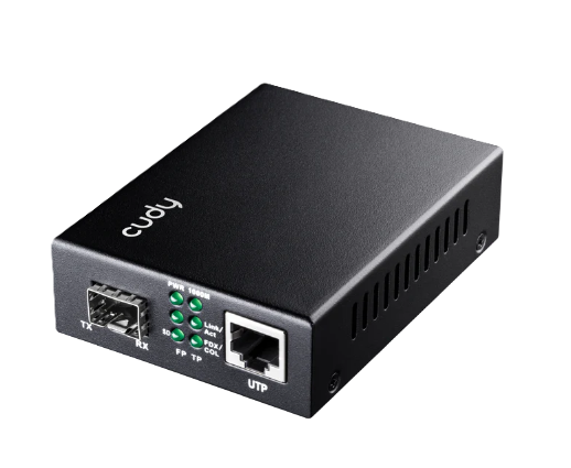 ממיר חיבור רשת אופטי CUDY Gigabit Media Converter MC220 | PC SQUAD