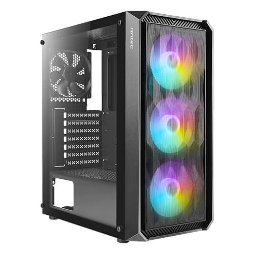 מארז Antec NX292 ARGB Mid Tower E-ATX MB 3X120MM ARGB SIDE GLASS | PC SQUAD