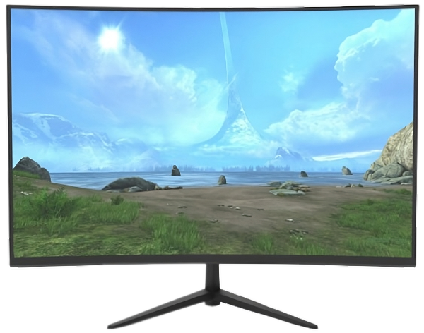 מסך גיימינג קעור Solid J239GCW8 23.8 FHD VA 180HZ 5MS DP HDMI | PC SQUAD