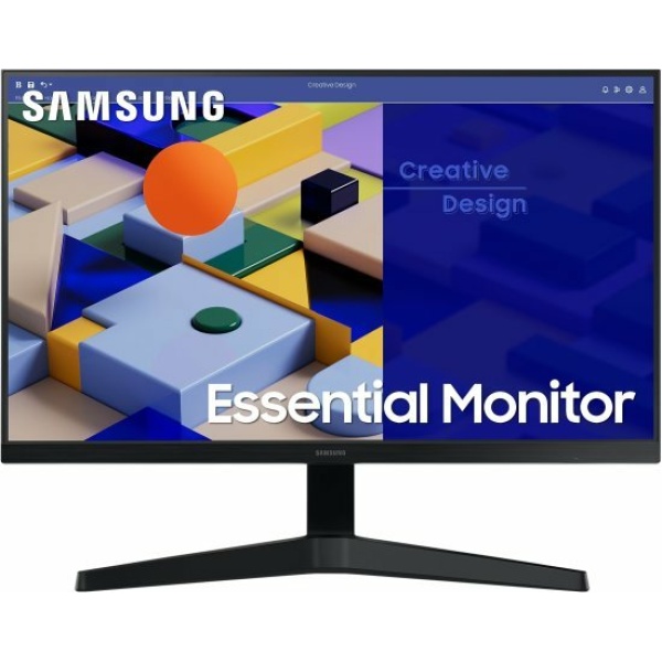 מסך SAMSUNG Essenial S3 S31C 23.8 FHD 5Ms IPS 75Hz FreeSync VESA | PC SQUAD