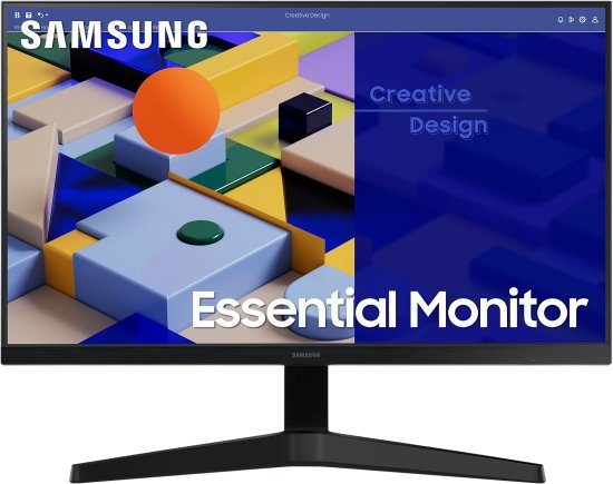 מסך SAMSUNG Essenial S3 S31C 23.8 FHD 5Ms IPS 75Hz FreeSync VESA | PC SQUAD