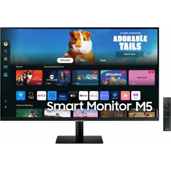 מסך חכם SAMSUNG S32 VA 4Ms FHD WIFI BT Tizen Os Speakers Black | PC SQUAD