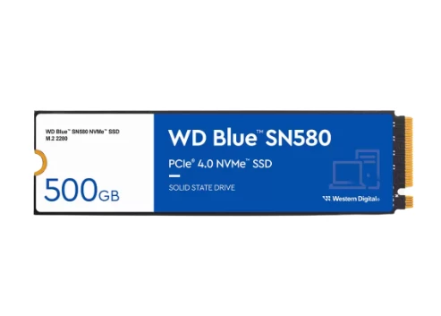 דיסק פנימי WD Blue SN5000 NVMe SSD 500GB Pcie Gen4X4 2280 | PC SQUAD
