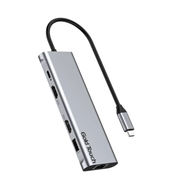 תחנת עגינה GOLDTOUCH SU-C13 TYPE-C USB HUB | PC SQUAD