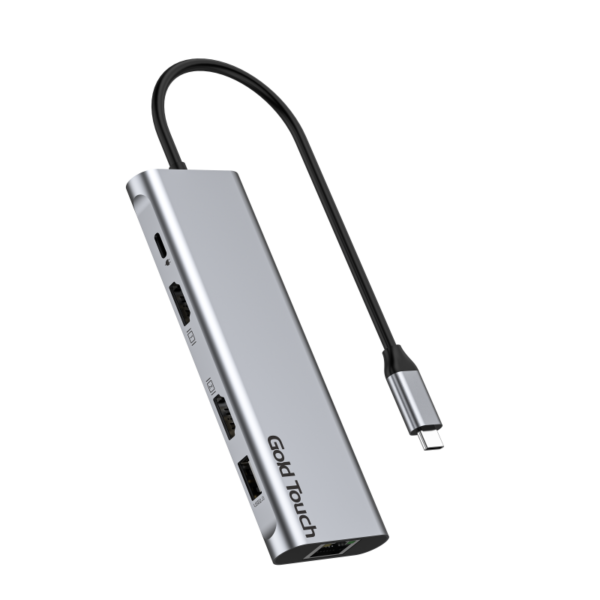 תחנת עגינה GOLDTOUCH SU-C13 TYPE-C USB HUB | PC SQUAD