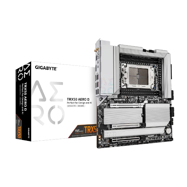 לוח Gigabyte TRX 50 AERO D for AMD Ryzen Threadripper pro 7000 | PC SQUAD