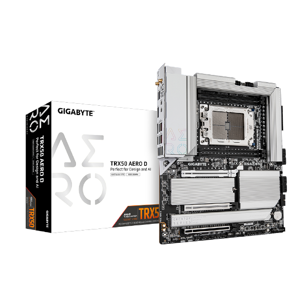 לוח Gigabyte TRX 50 AERO D for AMD Ryzen Threadripper pro 7000 | PC SQUAD