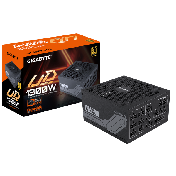 ספק כוח Gigabyte 1300W UD 80Plus GOLD ATX3.0 Fully Modular 140mm | PC SQUAD