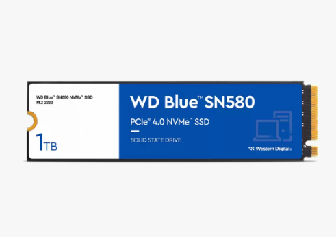דיסק פנימי WD Blue SN580 1TB Nvme Gen4 2280 Up to 4150MB/s | PC SQUAD