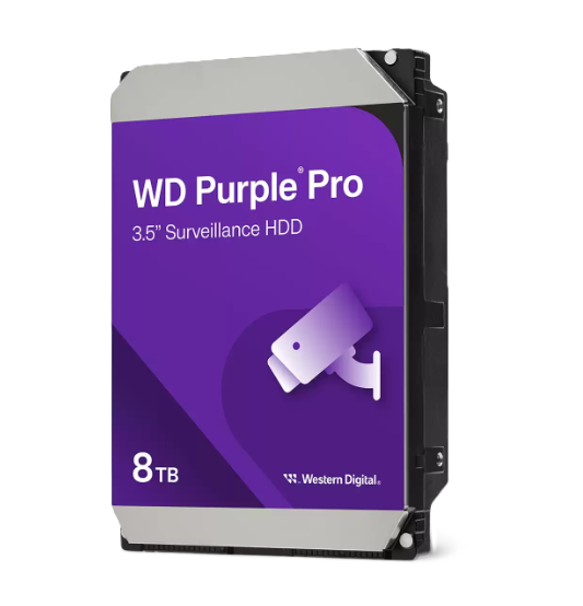 דיסק לנייח 3.5 Western Digital 8TB Purple PRO 7200RPM 256MB Cache | PC SQUAD
