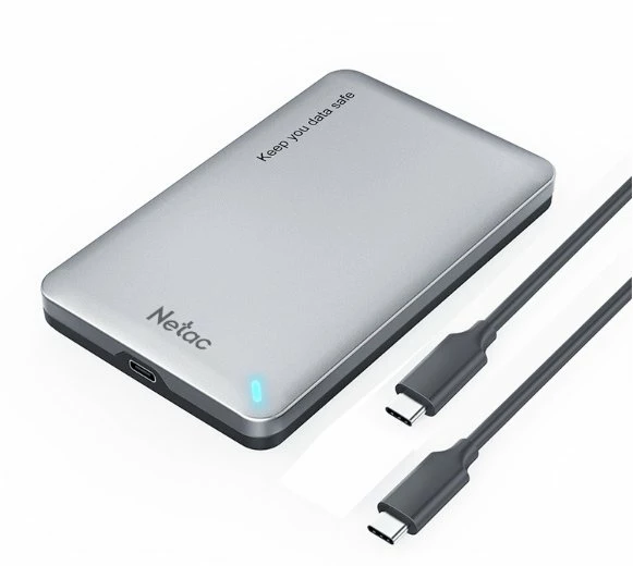 קופסא חיצונית Netac USB Type-C 2.5 Inch SATA HDD Case | PC SQUAD