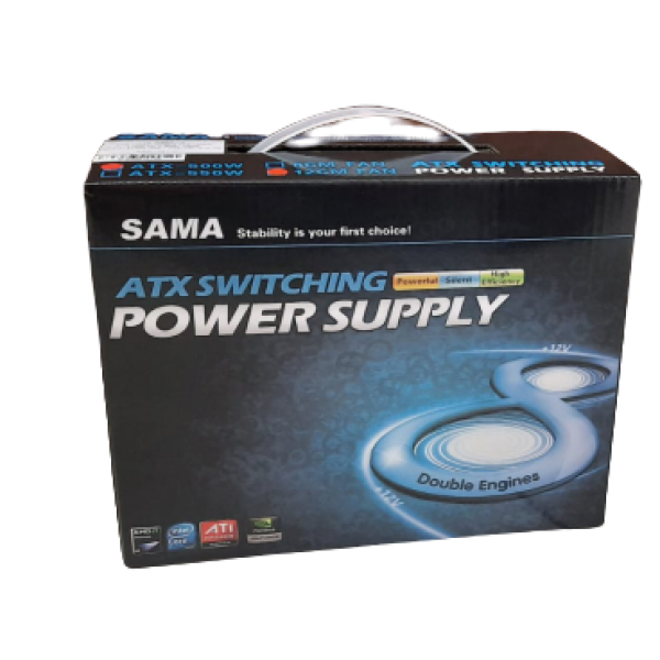 ספק כוח  SAMA 500W 12CM | PC SQUAD