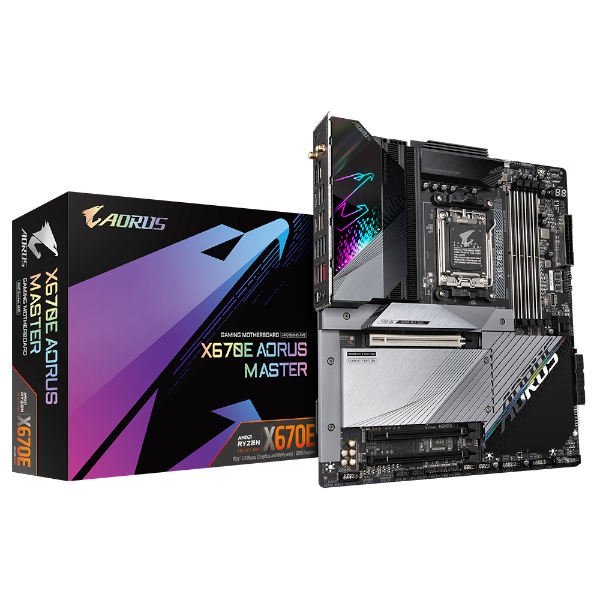 לוח Gigabyte X670E AORUS MASTER 1.1 AMD AM5 DDR5 WIFI 6E ATX | PC SQUAD