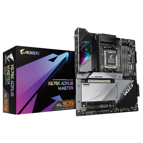 לוח Gigabyte X670E AORUS MASTER 1.1 AMD AM5 DDR5 WIFI 6E ATX | PC SQUAD