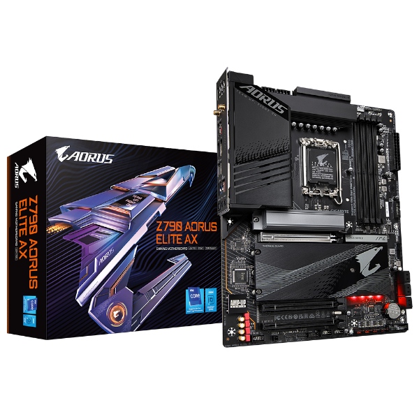 לוח Gigabyte Z790 AORUS ELITE AX DDR5 WIFI 6E 2.5GB Lan LGA1700 R | PC SQUAD