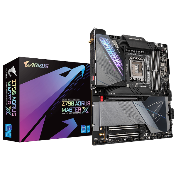 לוח לדור 12-14 Gigabyte Z790 AORUS MASTER X 10Gbe Lan WIFI7 | PC SQUAD