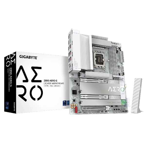 לוח לאינטל דור 15 Gigabyte Z890 AERO G DUAL 2.5 Lan 5Xm.2 TB4 | PC SQUAD