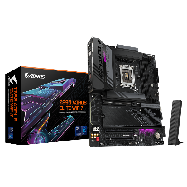לוח דור 15 Gigabyte Z890 AORUS ELITE WIFI7 DDR5 LGA1851 | PC SQUAD