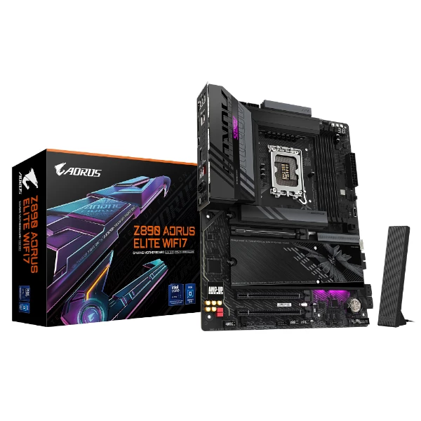 לוח דור 15 Gigabyte Z890 AORUS ELITE WIFI7 DDR5 LGA1851 | PC SQUAD