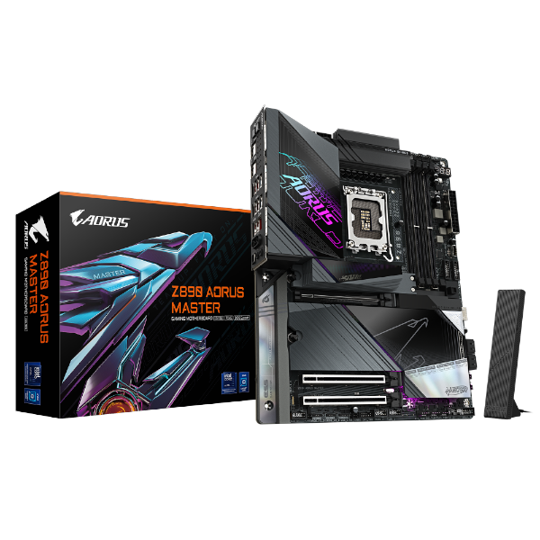 לוח לאינטל דור 15 Gigabyte Z890 AORUS MASTER 10GBE LAN WIFI7 ATX | PC SQUAD