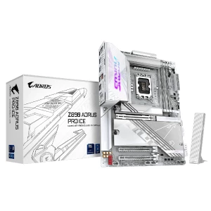 לוח לאינטל דור 15 Gigabyte Z890 AORUS PRO ICE 5GbE ATX LGA1851 | PC SQUAD