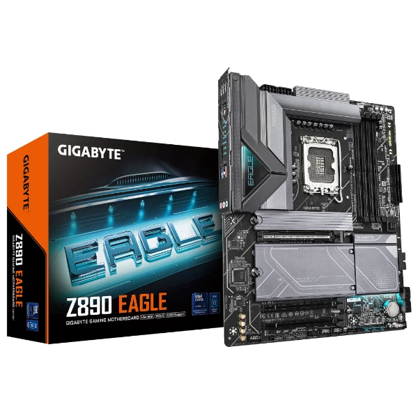 לוח לאינטל דור 15 Gigabyte Z890 EGALE 2.5GbE 4XM.2 Slots ATX LGA1 | PC SQUAD