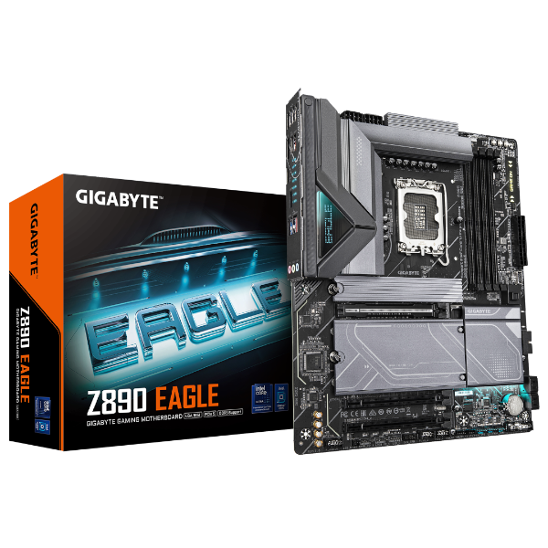 לוח לאינטל דור 15 Gigabyte Z890 EGALE 2.5GbE 4XM.2 Slots ATX LGA1 | PC SQUAD