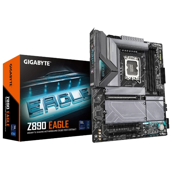 לוח לאינטל דור 15 Gigabyte Z890 EGALE 2.5GbE 4XM.2 Slots ATX LGA1 | PC SQUAD