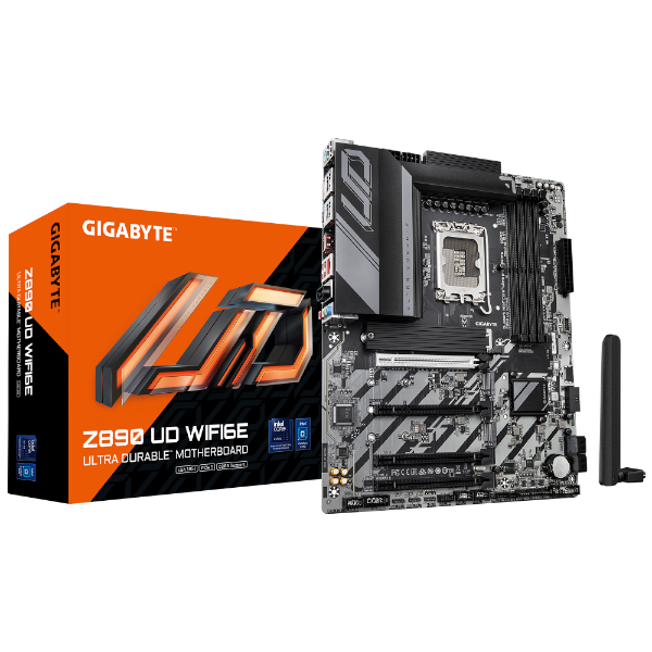 לוח לאינטל דור 15 Gigabyte Z890 UD WIFI6E 2.5GBE LAN ATX LGA1851 | PC SQUAD