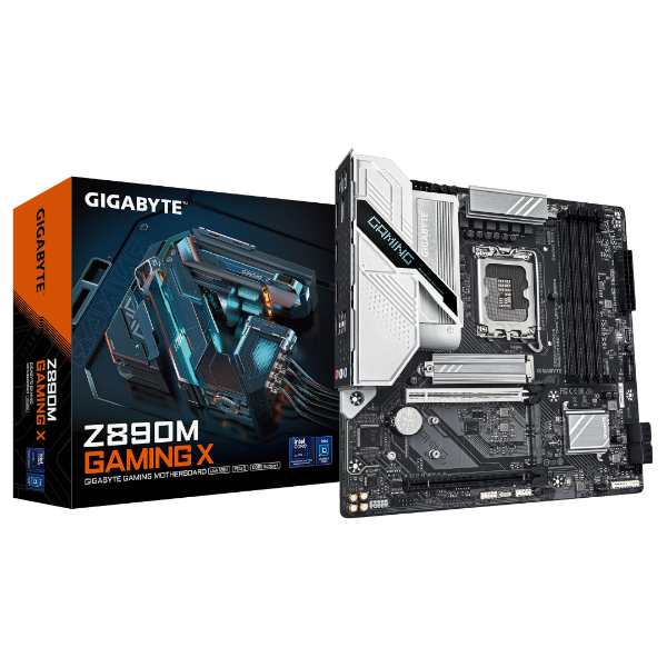 לוח לאינטל דור 15 Gigabyte Z890M GAMING X mATX 2.5GbE LGA1851 | PC SQUAD